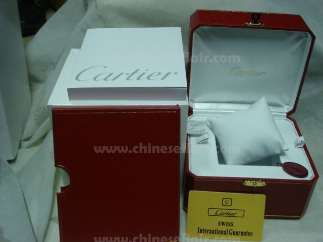 New Style Red Replica Cartier Watch Box / With the Metal Lock